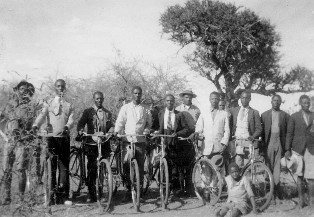 Historic photograph of evangelists in Gwanda